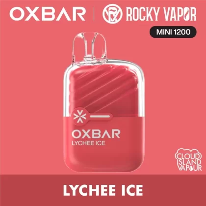 Rocky Vapor Oxbar Mini 1200 Disposable Vape – Lychee Ice