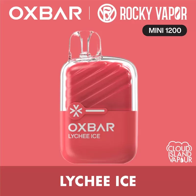 Rocky Vapor Oxbar Mini 1200 Disposable Vape – Lychee Ice