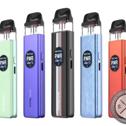 Vaporesso XROS 5 30W Pod System - Black Leather, Blue Silk