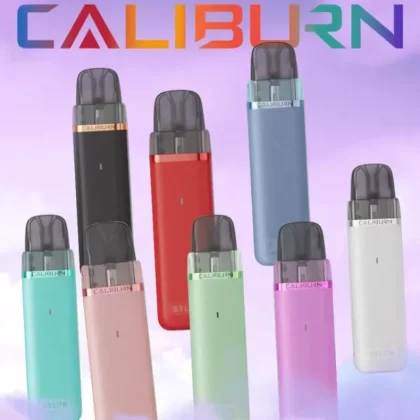 UWELL CALIBURN G3 LITE - COLORS#CHILI RED>PALE PURPLE>MINT GREEN>ICE BLUE