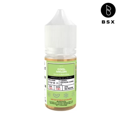 Glas BSX Salt Cool Melon eJuice - Vape Product; Vape Product, Vape Product (E9B6FF)