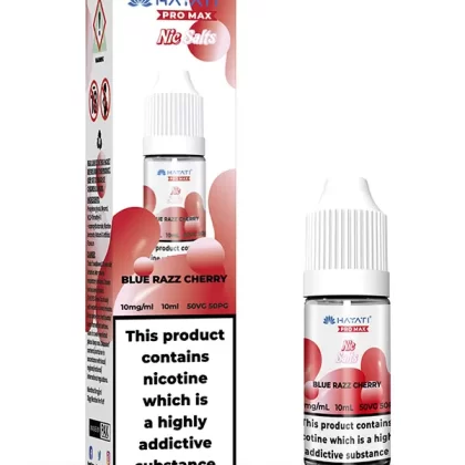 Hayati Pro Max Blue Razz Cherry Nic Salt E-Liquid - 10mg
