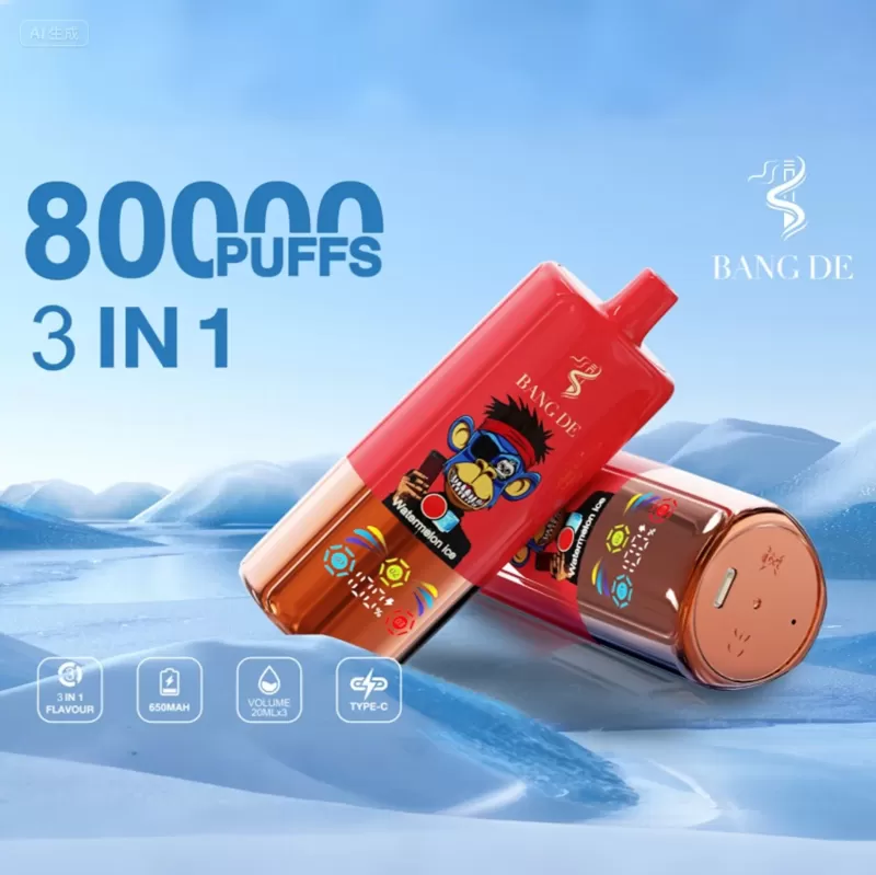 Bang DE 80000 | 3-in-1 80K puffs triple option bulk disposable vape wholesale - Aiviouvapes - Image 3