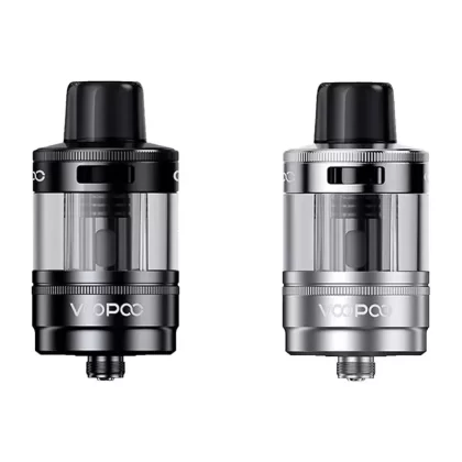 VooPoo PnP-X Replacement Pods – 2 Pack - Pod#Black>Stainless Steel