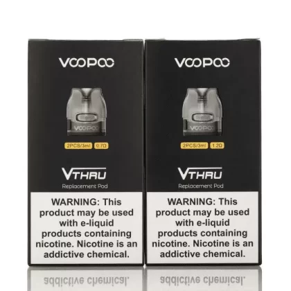 Vmate/Vthru replacement XL pods By Voopoo 2 Pack 1.2ohm - Vape Store