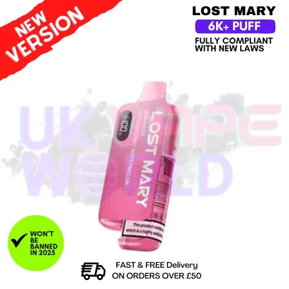 Straw Watermelon Lost Mary 6K Puff Pod Kit – Only £8.99