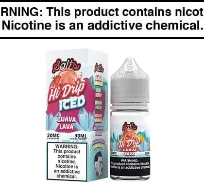 GUAVA LAVA ICED BY HI-DRIP SALTS 30ML - Vapejuice