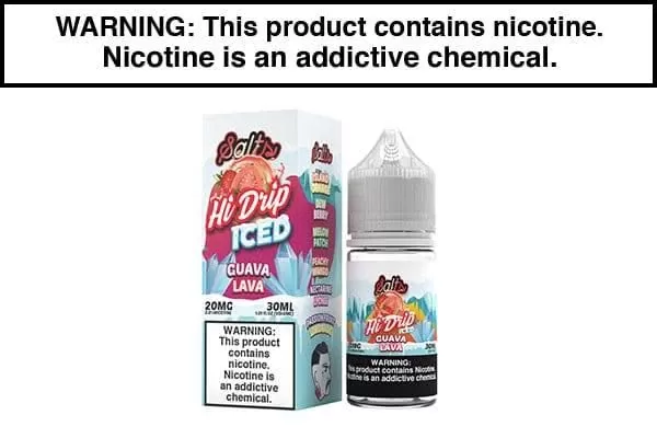 GUAVA LAVA ICED BY HI-DRIP SALTS 30ML - Vapejuice