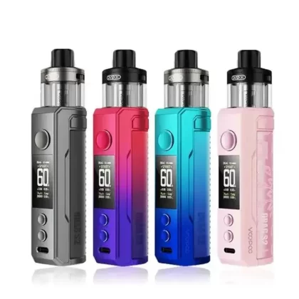 VooPoo Drag S2 60W Pod 2500mAh Vape Kit - Grey Metal