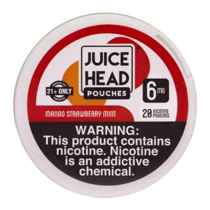 Mango Strawberry Mint Juice Head Pouches - Nicotine#6mg>12mg~Size#Single>5 Pack