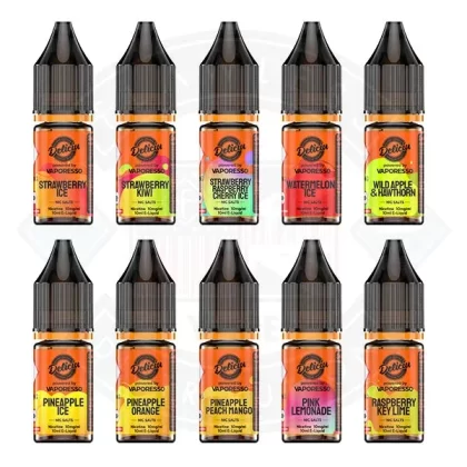 Deliciu V2 (10mg) Nic Salt 10ml by Vaporesso - Flavours#Apple Peach>Apple & Pear>Blueberry Sour Raspberry>Blackberry Lime>Blueberry Pomegranate>Fizzy Cherry>Grape>Kiwi Passionfruit Guava>Lem