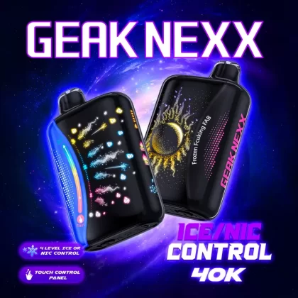 GEAK NEXX Nic/Ice Control 40K Disposable Device - 40,000 Puffs - Sour Apple (Ice Adjust)
