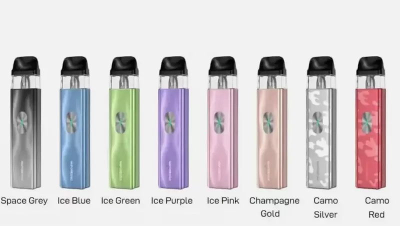 Vaporesso XROS 4 MINI Pod Kit 1000mAh - Colour#Black>Space Grey>Ice Blue>Ice Green>Ice Purple>Ice Pink>Champagne Gold>Camo Silver>Camo Red>Camo Yellow