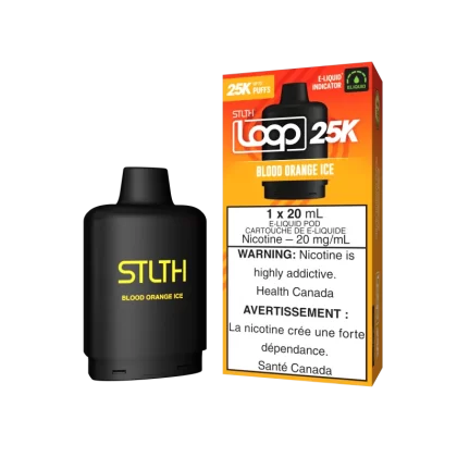STLTH LOOP 25K Pod Pack - Blood Orange Ice - 20 mg/mL (wholeseller) - Excise ON, 20 mg/mL (wholeseller) - Excise AB (01C250)