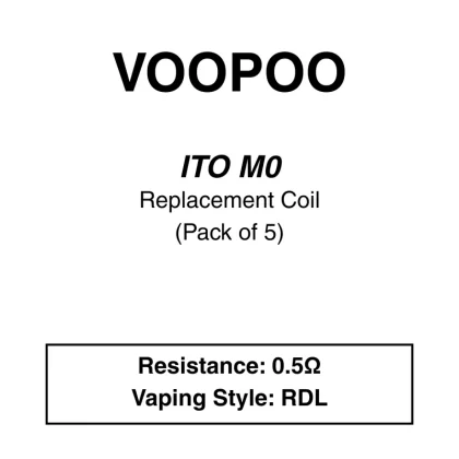 Voopoo – ITO Coil – Pack of 5 - M0 0.5Ohm