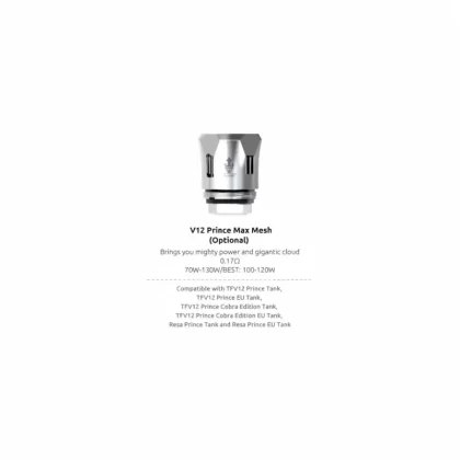 Smok TFV12 Prince Max Mesh 0.17ohm Coil (3-Pack)