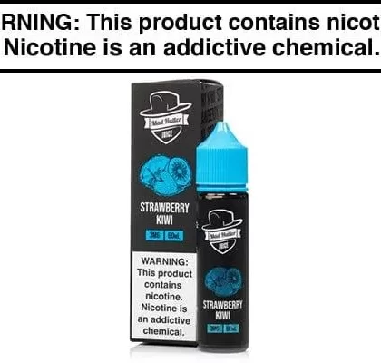 STRAWBERRY KIWI BY MAD HATTER 60ML - Vapejuice