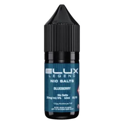 Elux Blueberry Nic Salt Vape Juice 10ml