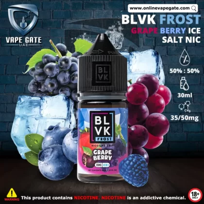 GRAPE BERRY ICE - BLVK FROST SALTS - 30ML - 35 mg / 30 ml