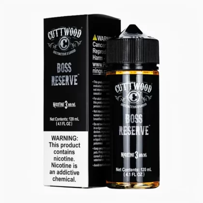 Cuttwood Boss Reserve 120ml Vape Juice – Honey Graham Banana