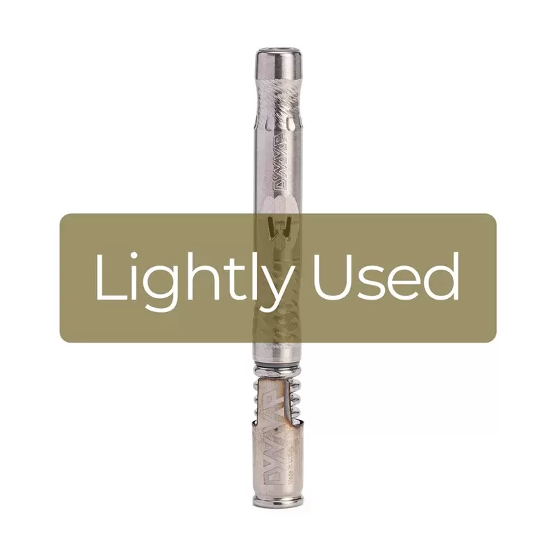 Lightly Used – DynaVap M 2021 Vaporizer - Color#Silver>Rosium>Obsidium - Black>Azurium>Verdium