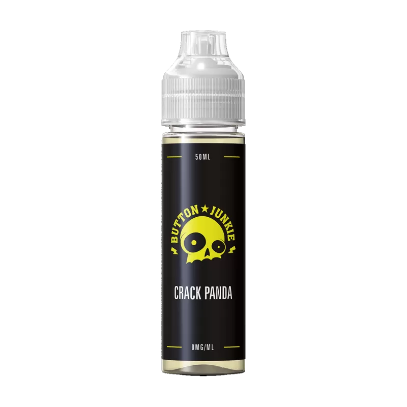 Button Junkie Crack Panda Short Fill - 50ml - ICE NIC SHOT (+£0.99) - Ecigwizard