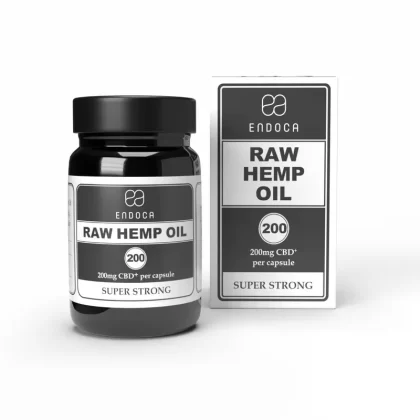 Endoca 200MG RAW CBD Capsules (High potency)