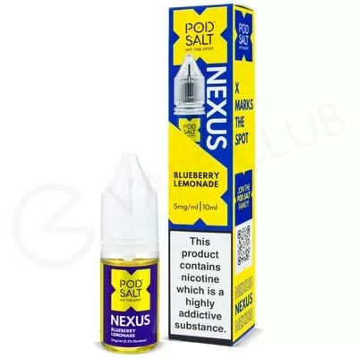 Blueberry Lemonade Nic Salt E-Liquid by Pod Salt Nexus - Ecigpremium
