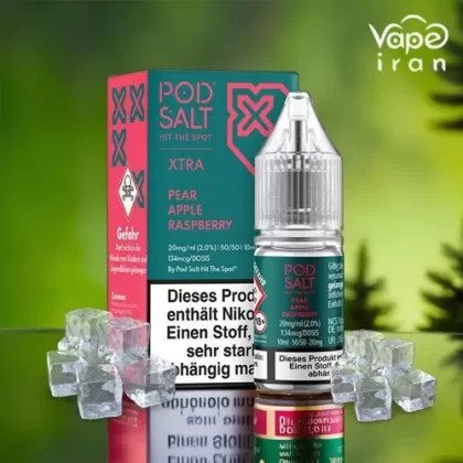 PodSalt Pear Apple Raspberry ice