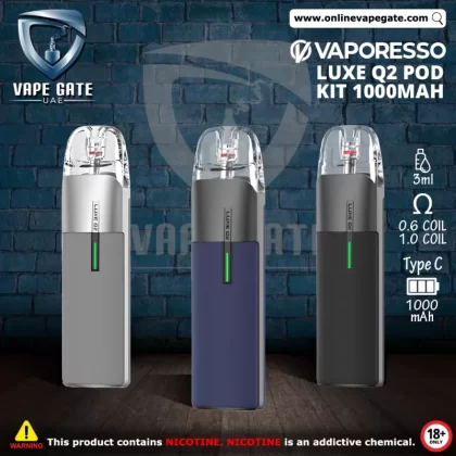 VAPORESSO LUXE Q2 POD KIT 1000MAH - Black, Grey
