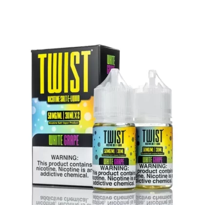 TWST Salt E Liquid - White Grape - 60ml - 50mg
