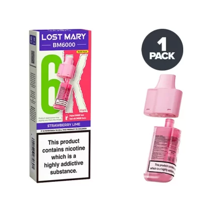 Strawberry Lime Lost Mary BM6000 Refill Pack - Ukecigstore