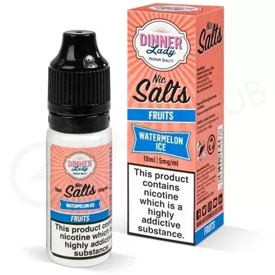 Watermelon Ice Nic Salt E-Liquid by Dinner Lady - Ecigpremium