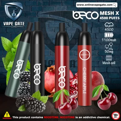 Vaptio Beco Mesh X Disposable Vape (4500 Puffs) - Cherry Pomegranate / 50 mg