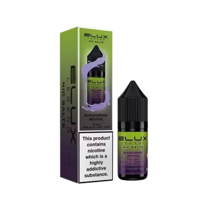 Elux Legend Blackcurrant Menthol 10ml Nic Salt E-liquid - Vape Product, Vape Product