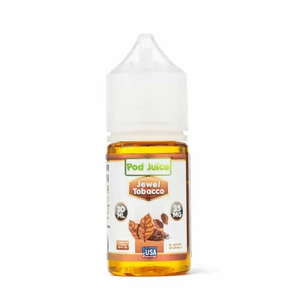 Pod Juice – Jewel Tobacco 30mL Virginia Tobacco Pre-steeped