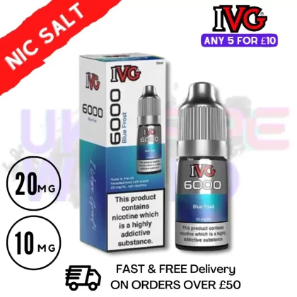 Blue Frost IVG 6000 Nic Salt E-Liquid