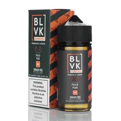 BLVK Hundred E-liquid - Peach Pear - 100ml - 6mg