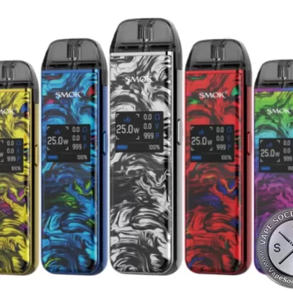 SMOK POZZ 25W Pod System - Black Plating, Prism Blue