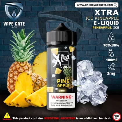 ICE PINEAPPLE - XTRA ELIQUID 100ML - 3 mg / 100 ml