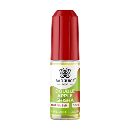 Double Apple Shisha Nic Salt by Bar Juice 5000 - 20mg - Vape Product