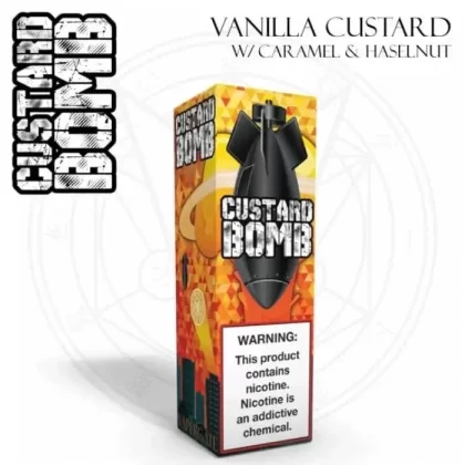 Custard Bomb E-Liquid by VaperGate - Size#100ml~Nicotine#0MG>6MG