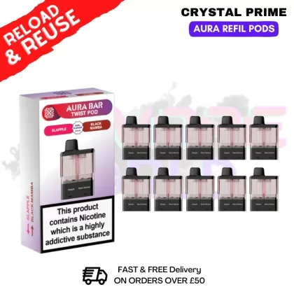 Slapple Aura 40K Replacement Pods Box Of 10