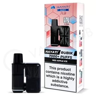 Red Apple Ice Hayati Rubik 7000 Refill Pack