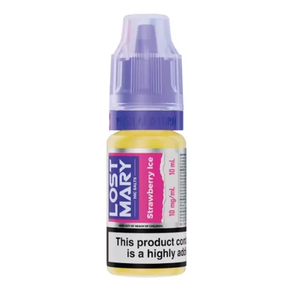 Strawberry Ice Nic Salt E-Liquid by Lost Mary (10ml) - 20mg