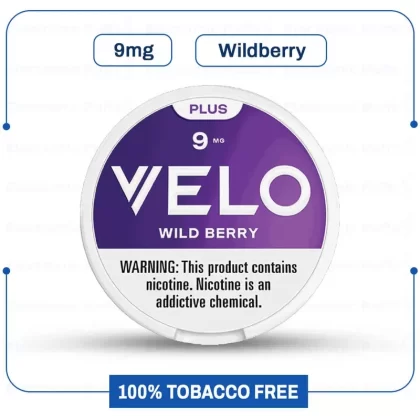 Buy Velo Plus Wildberry 9MG Nicotine Pouch Online