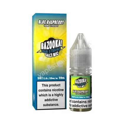 Blue Raspberry Nicotine Salt E-Liquid by Bazooka - Vapestreams Co