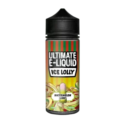 WATERMELON LIME E LIQUID BY ULTIMATE E-LIQUID – ICE LOLLY 100ML 70VG