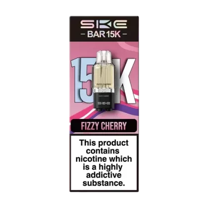 SKE BAR 15K FIZZY CHERRY PREFILLED REFILL PODS