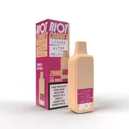 Riot Connex Lychee Watermelon Capsule - Nicotine Strength#20mg>10mg (25430B) (25430B)